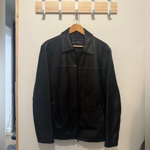 Nicole Miller Black Leather Jacket